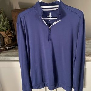 Johnnie O’s athletic zip front shirt